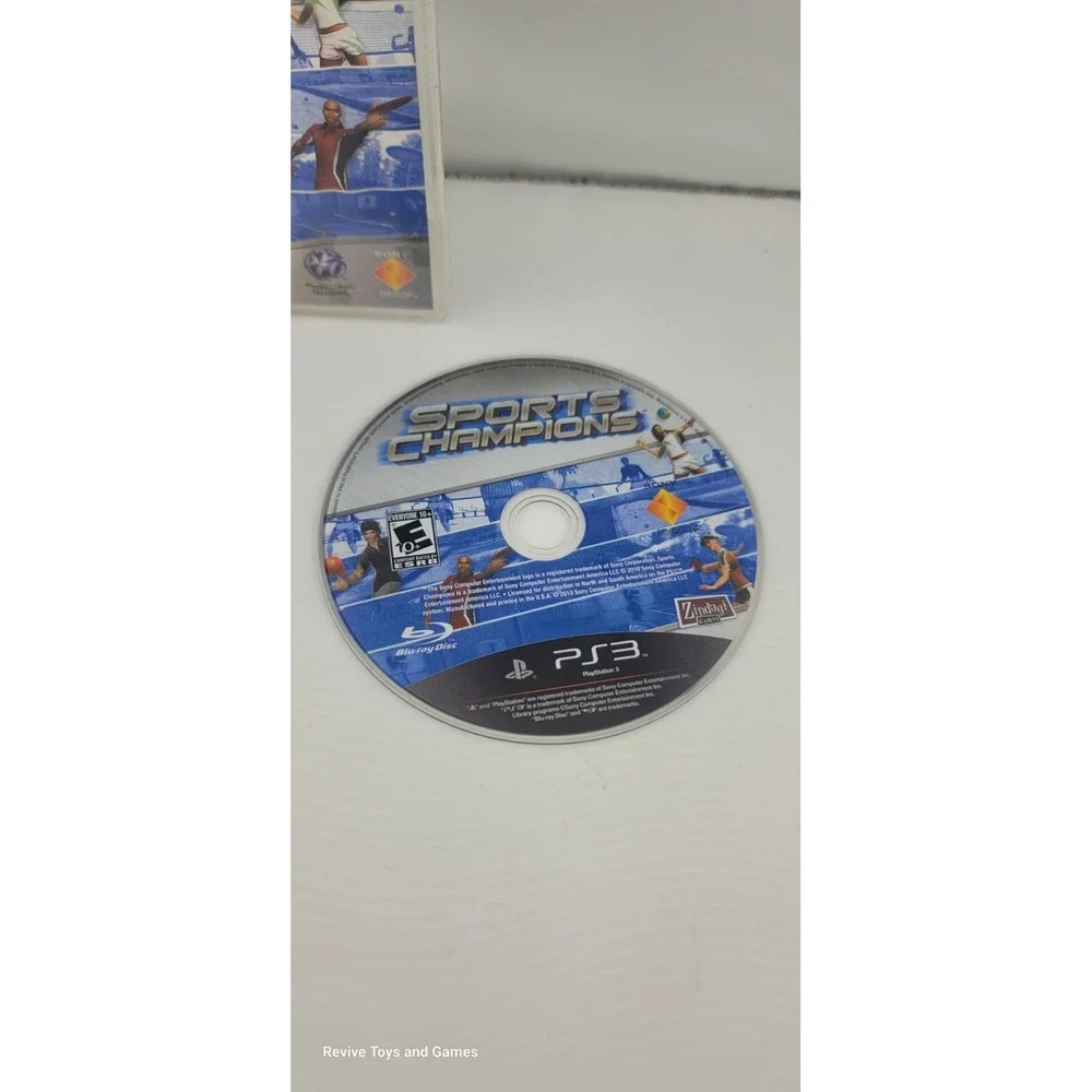 Sports Champions (Sony PlayStation 3, PS3 2010) Game and Case Tested and Working